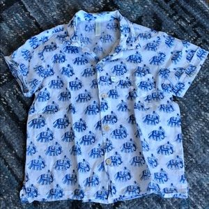 Button up short sleeve shirt 2-3 yrs kids